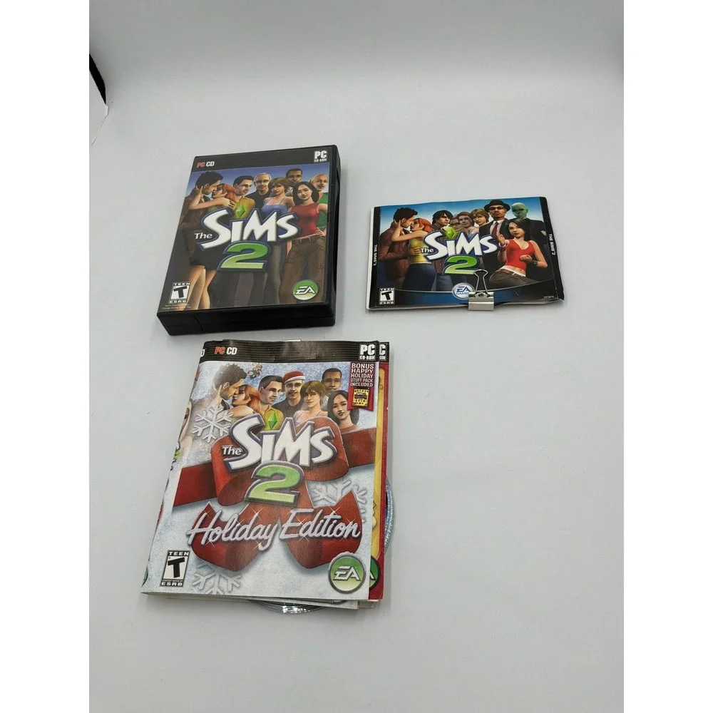 The Sims 2 PC Game Lot Base Game Expansion Stuff Packs Manuals Discs Untested